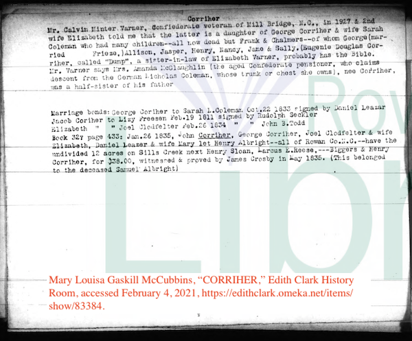 McCubbins notes